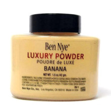 Ben Nye Luxury Powder 42g New Natural Face Poudre Libre Imperméable Nutritif Banane Éclairer Longue Durée
